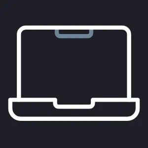 Wired outline 479 laptop notebook hover pinch